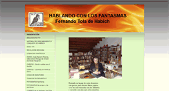 Desktop Screenshot of hablandoconlosfantasmas.com